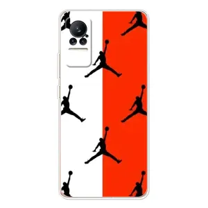 Чехлы для Xiaomi Civi 1S - с картинкой JORDAN (AlphaPrint) (Лого Джордан)