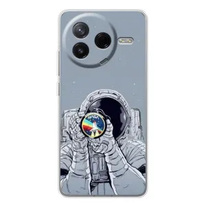 Чехол NASA для Xiaomi Civi 4Pro (AlphaPrint) (Космонавт фото)