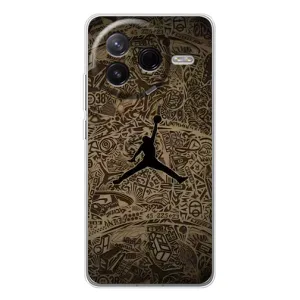 Чехлы для Xiaomi Civi 4Pro - с картинкой JORDAN (AlphaPrint) (Logo Jordan)