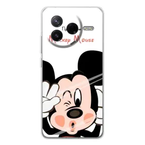 Эксклюзивный чехол для Xiaomi Civi 4Pro (AlphaPrint - Мультяшные) (Маус Микки)