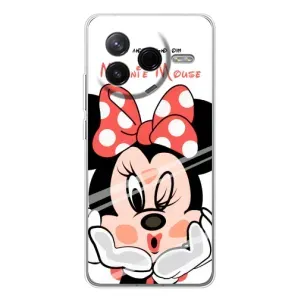 Эксклюзивный чехол для Xiaomi Civi 4Pro (AlphaPrint - Мультяшные) (Маус Минни)