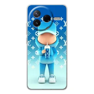 Крутые Чехлы Луи Виттон для Xiaomi Civi 4Pro (AlphaPrint) (Парень LV)