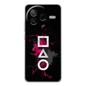 Чохол Гра в кальмара для Xiaomi Civi 4Pro (Символи Гра кальмара)