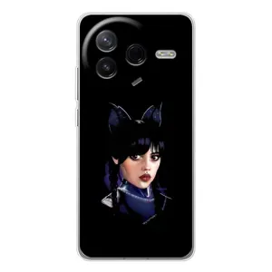 Чохли Венсдей на Xiaomi Civi 4Pro Уенсдей (AlphaPrint) (серйозна Венздей)