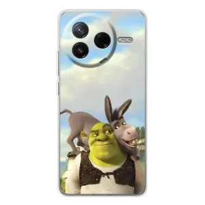 Чохол з мультфільмом Шрек на Xiaomi Civi 4Pro (Шрек та Осел)
