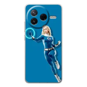 Чохол з принтом Фантастична четвірка для Xiaomi Civi 4Pro (Сью Сторм політ)