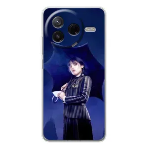 Чохли Венсдей на Xiaomi Civi 4Pro Уенсдей (AlphaPrint) (Венздей з парасолькою)