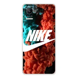 Чехол для Xiaomi Civi - с принтом Найк (AlphaPrint) (Дымчатый найк)
