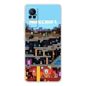 Чохол Майнкрафт на Xiaomi Civi (AlphaPrint) Minecraft (фон Minecraft)