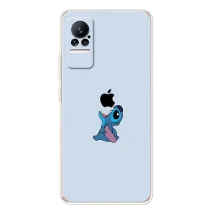 Чехол с принтом Стич на Xiaomi Civi (Stitch apple)
