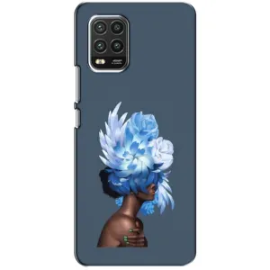 Чехлы (ART) Цветы на Xiaomi Mi 10 Lite (VPrint) (Цветы на голове)