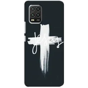 Чехол для Xiaomi Mi 10 Lite (AlphaPrint) - (Христианские) (Иисус)
