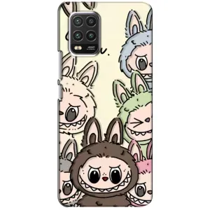 Чохол з Лабубу на Xiaomi Mi 10 Lite (Золота мавпа Bored Ape)