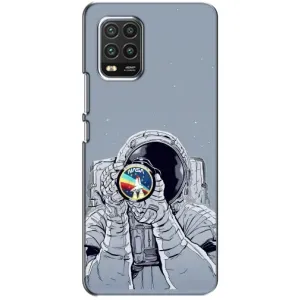 Чехол NASA для Xiaomi Mi 10 Lite (AlphaPrint) (Космонавт фото)
