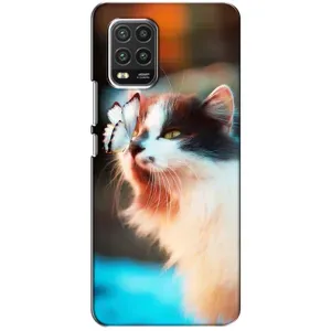 Чохол на Xiaomi Mi 10 Lite: кссг рч 10 юйг з Котиками (VPrint) (Котик з метеликом)