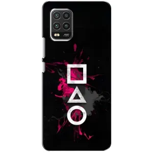 Чохол Гра в кальмара для Xiaomi Mi 10 Lite (Символи Гра кальмара)