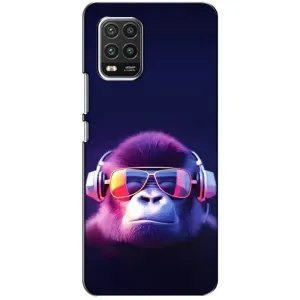 Чохол з Мавпами Xiaomi Mi 10 Lite - (AlphaPrint) (Стильна мавпа)