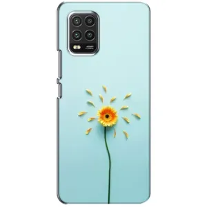 Чехлы с Цветами для Xiaomi Mi 10 Lite (VPrint) (Желтый цветок)
