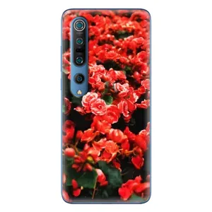 Чохли з квітами для Xiaomi Mi 10 Pro (VPrint) (Квіти червоні)