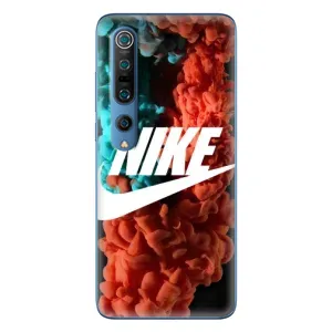 Чехол для Xiaomi Mi 10 Pro - с принтом Найк (AlphaPrint) (Дымчатый найк)