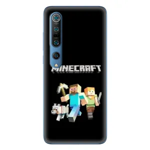 Чохол Майнкрафт на Xiaomi Mi 10 Pro (AlphaPrint) Minecraft (герої Minecraft)