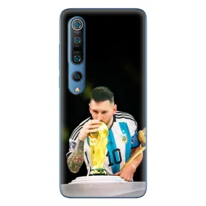 Чехлы для Xiaomi Mi 10 Pro (Leo чемпион) (AlphaPrint) (Кубок Месси)