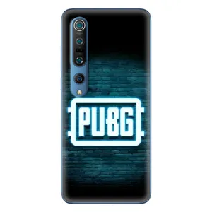 Чехол PUBG для Ксяоми Ми 10 Про (AlphaPrint) (Лого PUBG)