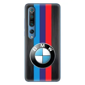 Чехол для Ксяоми Ми 10 Про - с принтом БМВ (AlphaPrint) (Лого BMW)