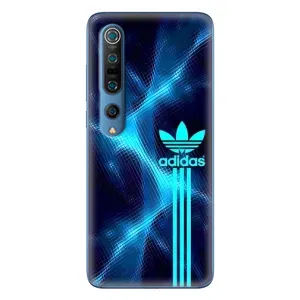 Чехлы Адидас для Xiaomi Mi 10 Pro (AlphaPrint) (Синий Адидас)