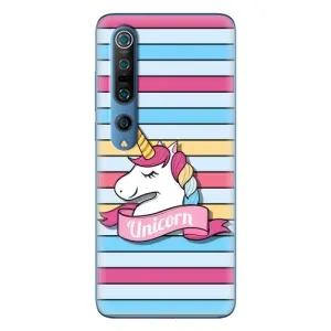 Чехол для Ксяоми Ми 10 Про - (Единорожки - Новинки) (AlphaPrint) (Unicorn)
