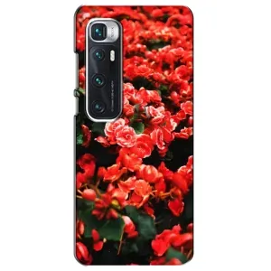 Чехлы с Цветами для Xiaomi Mi 10 Ultra (VPrint) (Цветы красные)