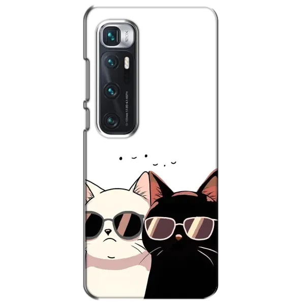 Чохол з принтом «Коти в окулярах» для Xiaomi Mi 10 Ultra Чохол з принтом «Коти в окулярах» для Xiaomi Mi 10 Ultra