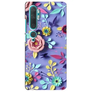 Чехлы с Цветами для Xiaomi Mi 10 (VPrint) (Цветочный дизайн)