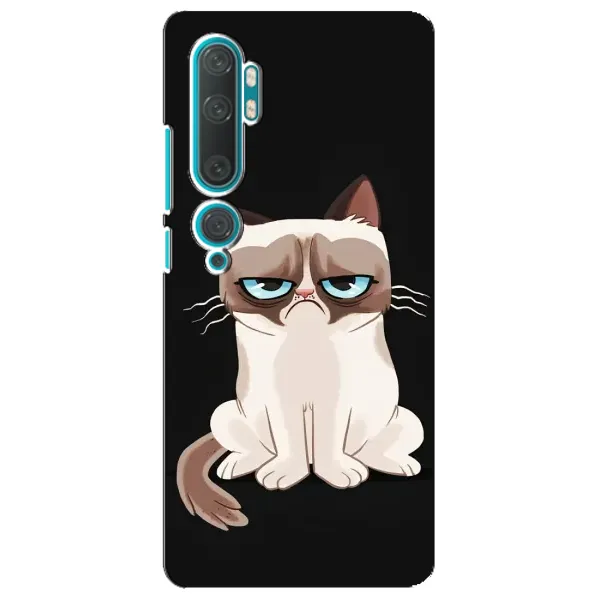 Чохол з принтом «Сумний кіт» для Xiaomi Mi 10