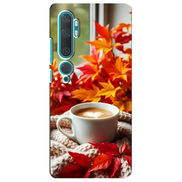 Чохол з принтом «Кава та листя» для Xiaomi Mi 10 Чохол з принтом «Кава та листя» для Xiaomi Mi 10