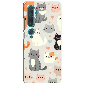 Чохол з принтом «Колаж котів» для Xiaomi Mi 10