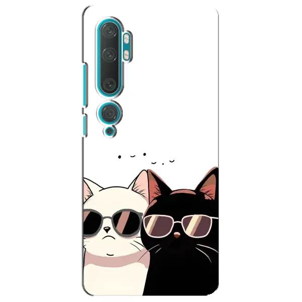 Чохол з принтом «Коти в окулярах» для Xiaomi Mi 10