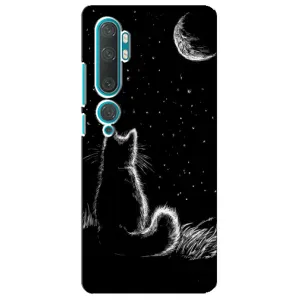 Чохол з принтом для Xiaomi Mi 10 (AlphaPrint) Модні коти