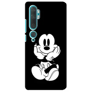 Міккі Маус чохол для Xiaomi Mi 10 (AlphaPrint - Мультяшні) (Маус на чорному)