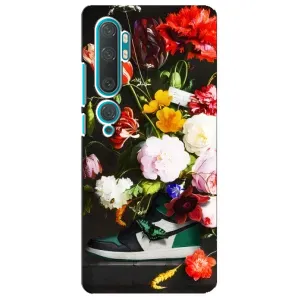 Чехол с принтом «Nike цветы» для Xiaomi Mi 10