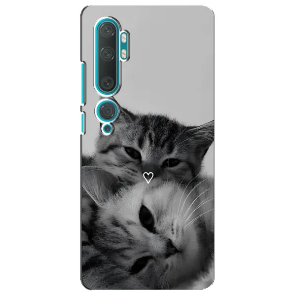 Чохол з принтом «Пара котів» для Xiaomi Mi 10