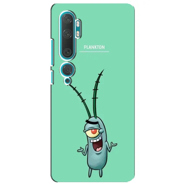 Чохол з принтом «Персонаж Планктон» для Xiaomi Mi 10 Чохол з принтом «Персонаж Планктон» для Xiaomi Mi 10