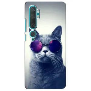 Чохол з принтом «Стильний кіт» для Xiaomi Mi 10