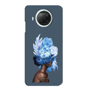 Чехлы (ART) Цветы на Xiaomi Mi 10i (VPrint) (Цветы на голове)