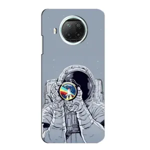 Чехол NASA для Xiaomi Mi 10i (AlphaPrint) (Космонавт фото)