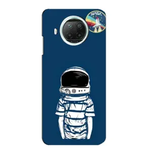 Чехол NASA для Xiaomi Mi 10i (AlphaPrint) (Мальчик в шлеме)