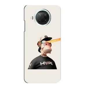 Чехлы с Обезьянами NFT для Xiaomi Mi 10i (AlphaPrint) (обезьяна NFT в очках)