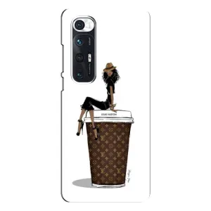 Чехлы Луи Витон для Xiaomi Mi 10s (AlphaPrint - LOUIS VUITTON) (кофе LOUIS VUITTON)