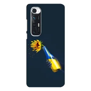 Чехол для Патриота Украины Xiaomi Mi 10s - (AlphaPrint) (Коктейль молотова)