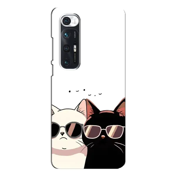 Чохол з принтом «Коти в окулярах» для Xiaomi Mi 10s